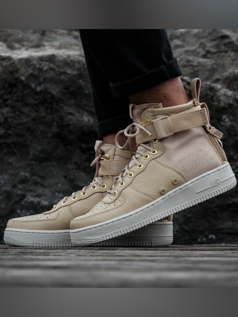 Nike SF Air Force 1 Mid Mushroom Urban Utility sneaker 9